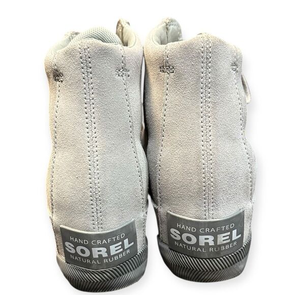 SOREL Women’s Out ’N About Wedge Waterproof Suede Boots Size 10 – Dove / Quarry - Picture 5 of 9